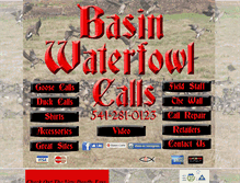 Tablet Screenshot of basincalls.com